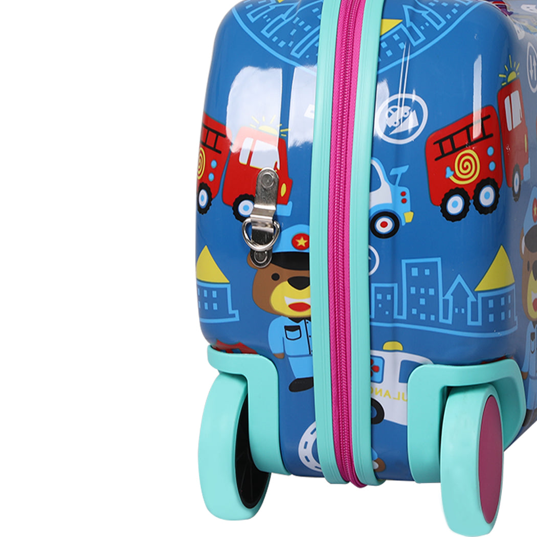 Bopeep Kids Ride On Suitcase - Cars Design