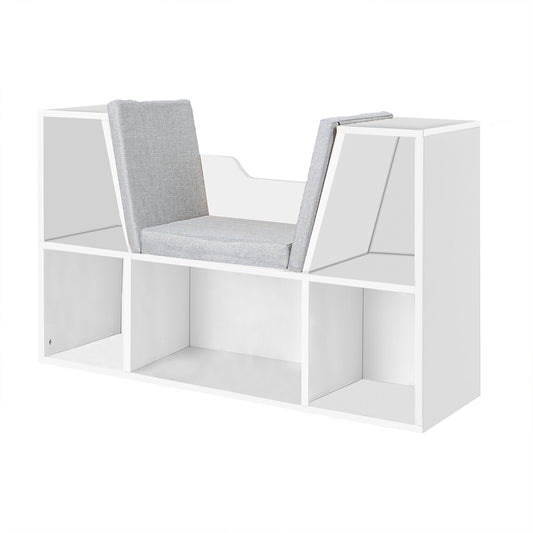 Levede Kids Toy Box Organiser Chair - White